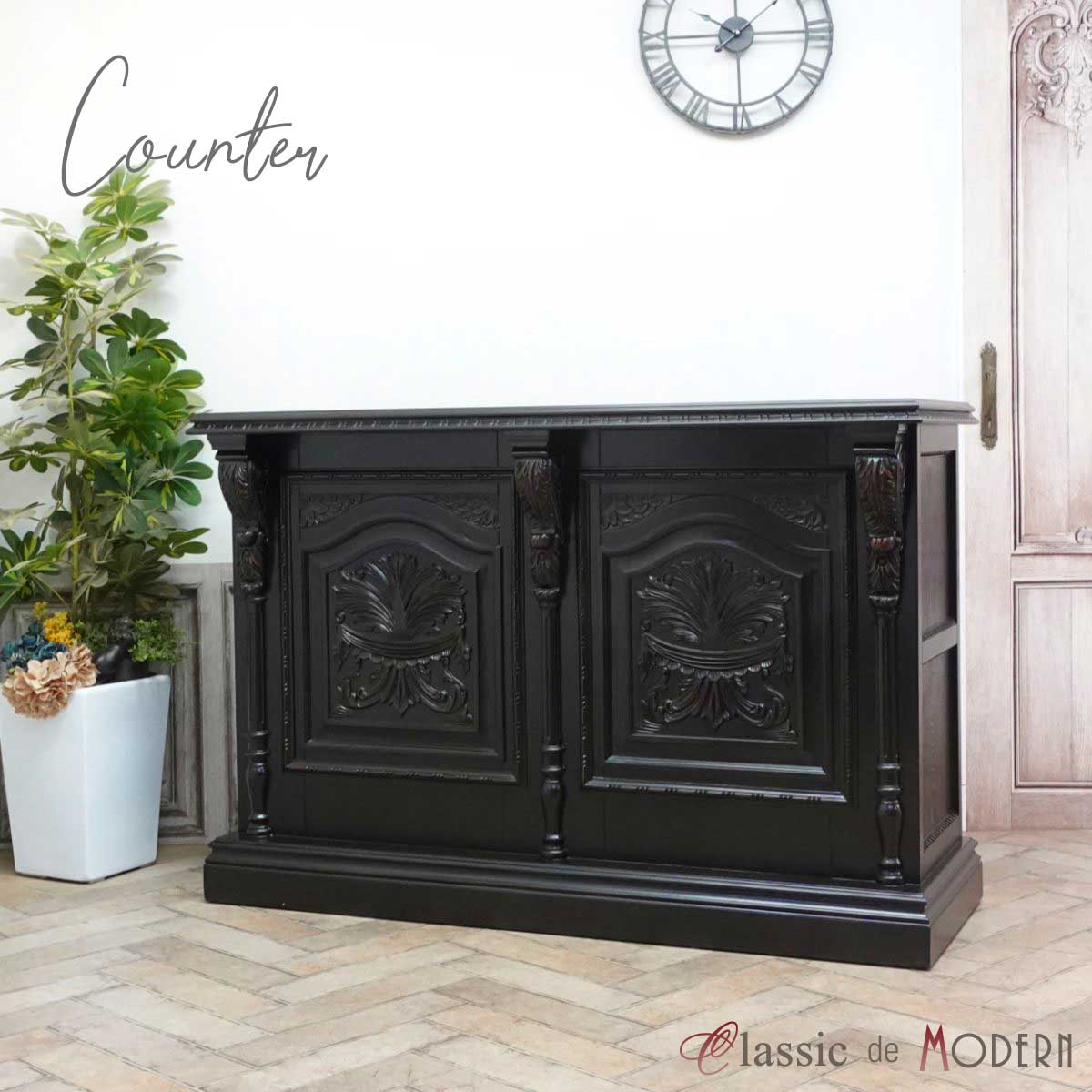 楽天市場】輸入家具 カウンターテーブル レジカウンター ヴィンテージ