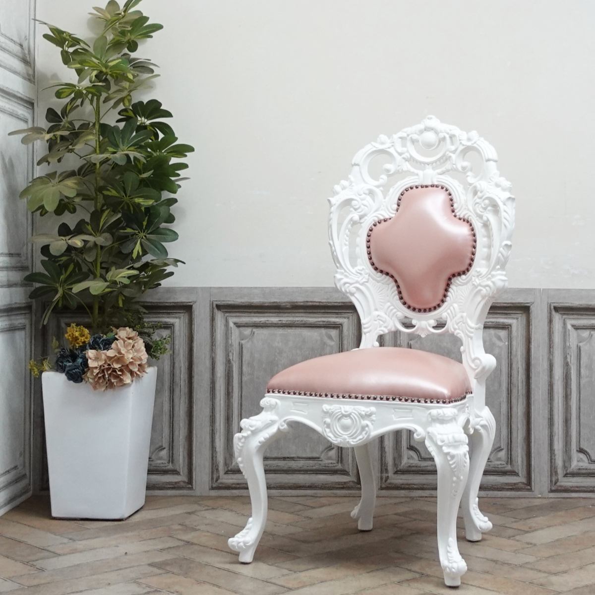 楽天市場】輸入家具 シングルチェア アンティーク ダイニングチェア