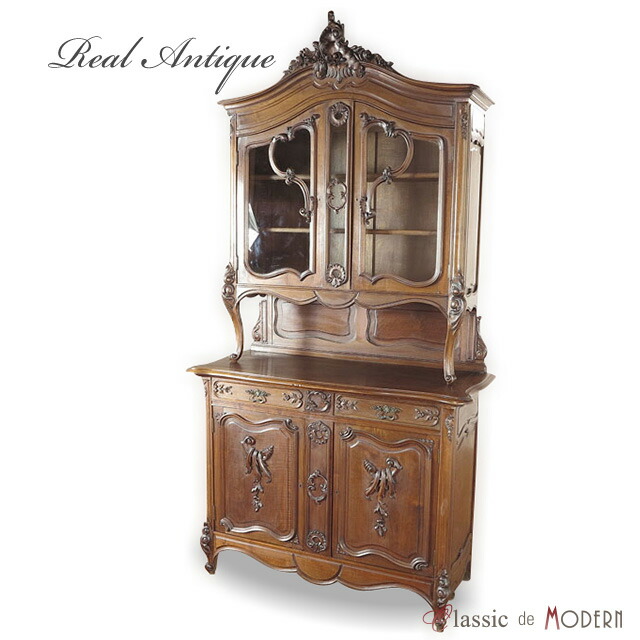 楽天市場】アンティーク キャビネット アンティーク家具 飾り棚 ショー