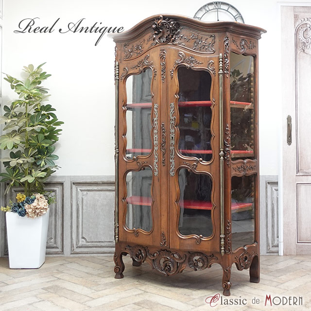 アンティーク　ヴィンテージ　キャビネット　シェルフ　飾り棚　シャビー 楽天市場】アンティーク キャビネット アンティーク家具 飾り棚