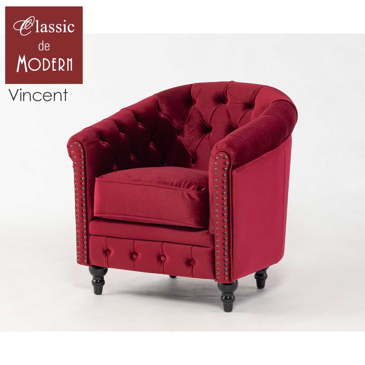 楽天市場】輸入家具 ソファ 一人掛け チェスターフィールド