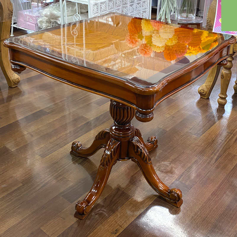 楽天市場】マホガニー無垢材 サイドテーブル 天然木製 コーヒー