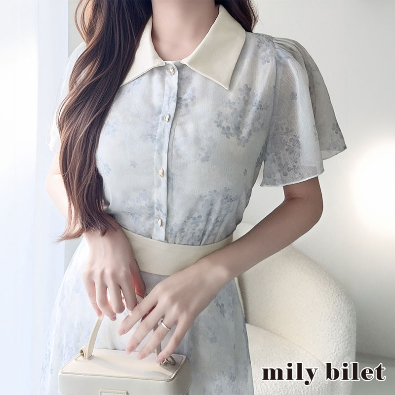 Mila Owen ミラオーウェン　ウール混スタンドカラーリバーケープコート SALE／50%OFF】Mila Owen ウール混スタンドカラーリバーケープコート