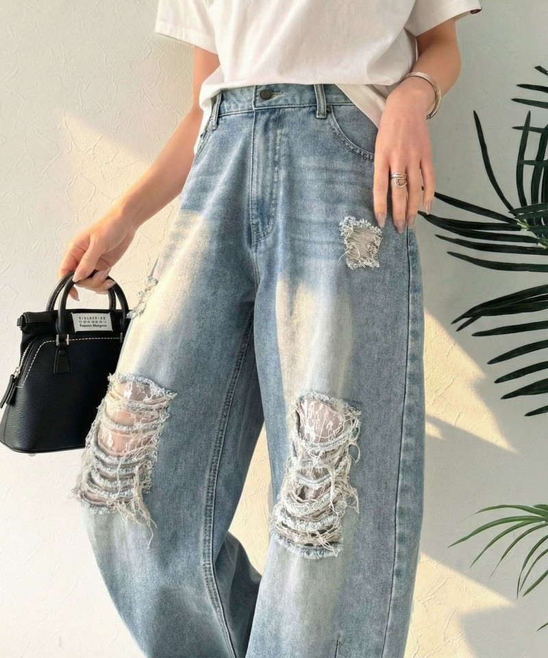 公式】アディダス adidas 返品可 BLACKPINK JISOO 着用商品 デニム