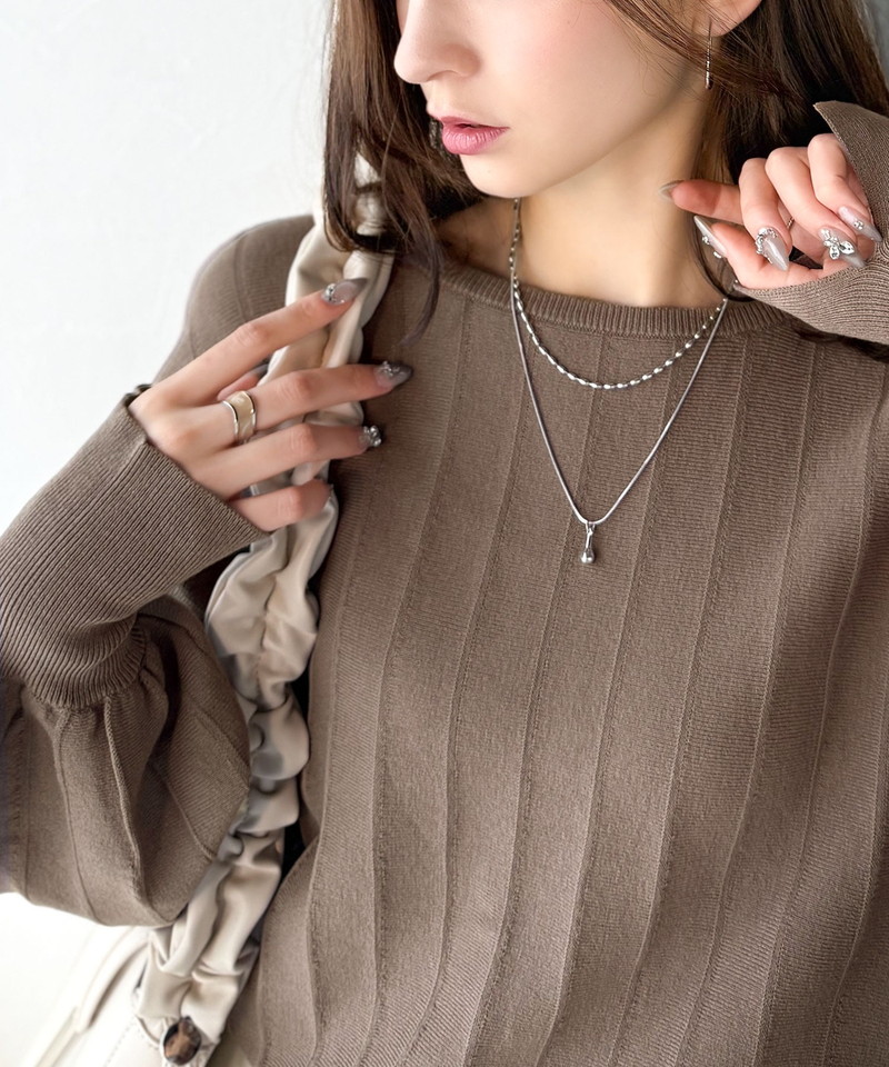 Charles Chaton shimmer カーディガン シャルル シャトン トップス