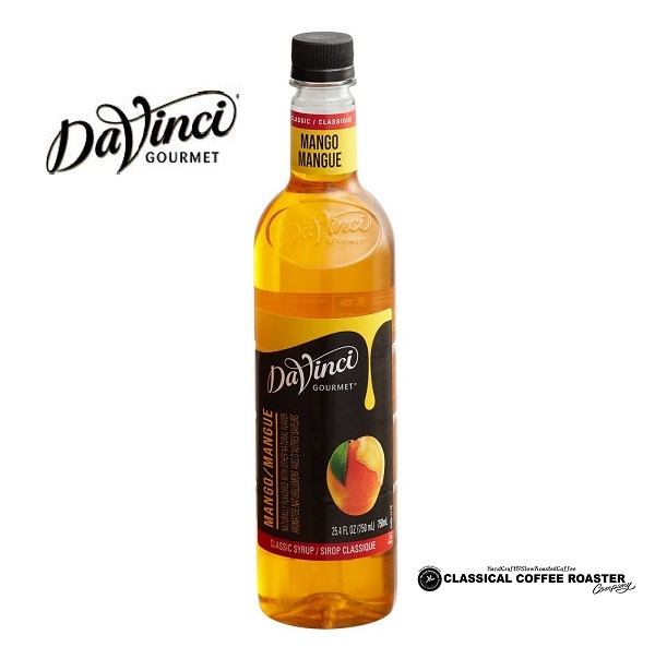 楽天市場 Davinci ダヴィンチ クラシック フレーバーシロップ マンゴー 750ml クラシカルコーヒーロースター