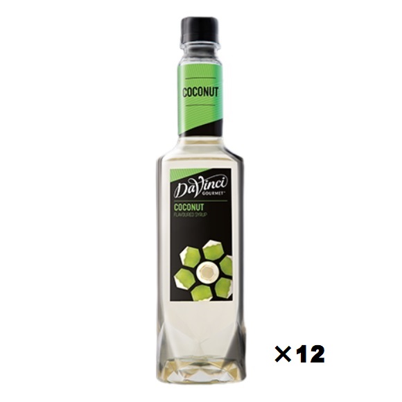 Davinci ダヴィンチ フレーバーシロップ　ココナッツPET 750ml 12本セット