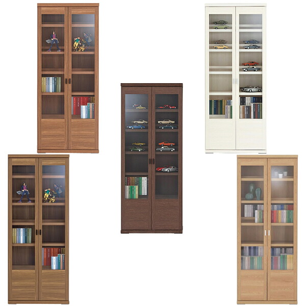 ★お値引き有・無料エリア有★ 【COMIC CABINET　コミックキャビネット】5色から選択　凄い収納術　前後2枚の可動棚　日本製　完成品　最上位等級規格製品：F★★★★　リアルウォールナット　レベッカオーク　ホワイトウッド　ギャンビットウォール　キャナルオーク