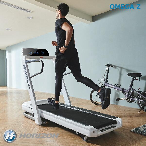 トレッドミル 電動ウォーカー メーカー1年保証オリジナル床保護マットプレゼント中 ジョンソン ルームランナー オメガ ゼット 運動強度に合わせてコンソールの色が変化 シンプルかつ本格的なランニングマシン 送料無料 玄関渡し 但し沖縄 離島の方は別途お見積り