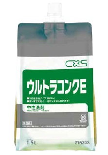 C×S シーバイエス　ウルトラコンクE 1.5kg×6本 【業務用 除菌 食器洗剤・まな板・スポンジ洗浄】