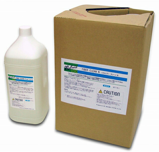 Nature LOG ネイチャーログ　ファイバークリーンN（4L×4本） 　業務用 カーペットクリーナー 中性 洗剤 絨毯洗浄 16リットル 4リットル FIBER CLEAN N