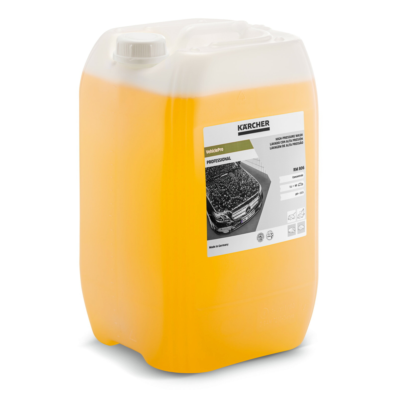 KARCHER RM 806 ASF NTA-Free(20L) 高圧洗浄機用洗浄剤(6.295-553.0)【業務用 高圧洗浄機用洗剤 ケルヒャー|掃除用品クリーンクリン店