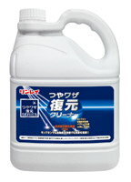 リンレイ　つやワザ復元クリーナー（4L×3本） 　業務用 洗剤 光沢復元剤
