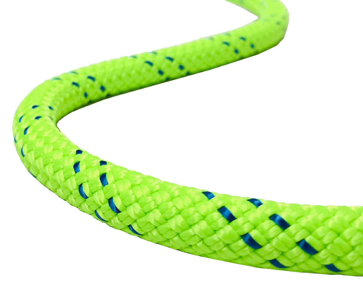 TOWA　KM-3 スタティックロープ 9.5mm Sグリーン 60m【業務用Teufelberger 3302-12-00200 Static Rope 10.5ミリ ロープ ブランコ ガラス 清掃 トーワ｜掃除用品クリーンクリン店