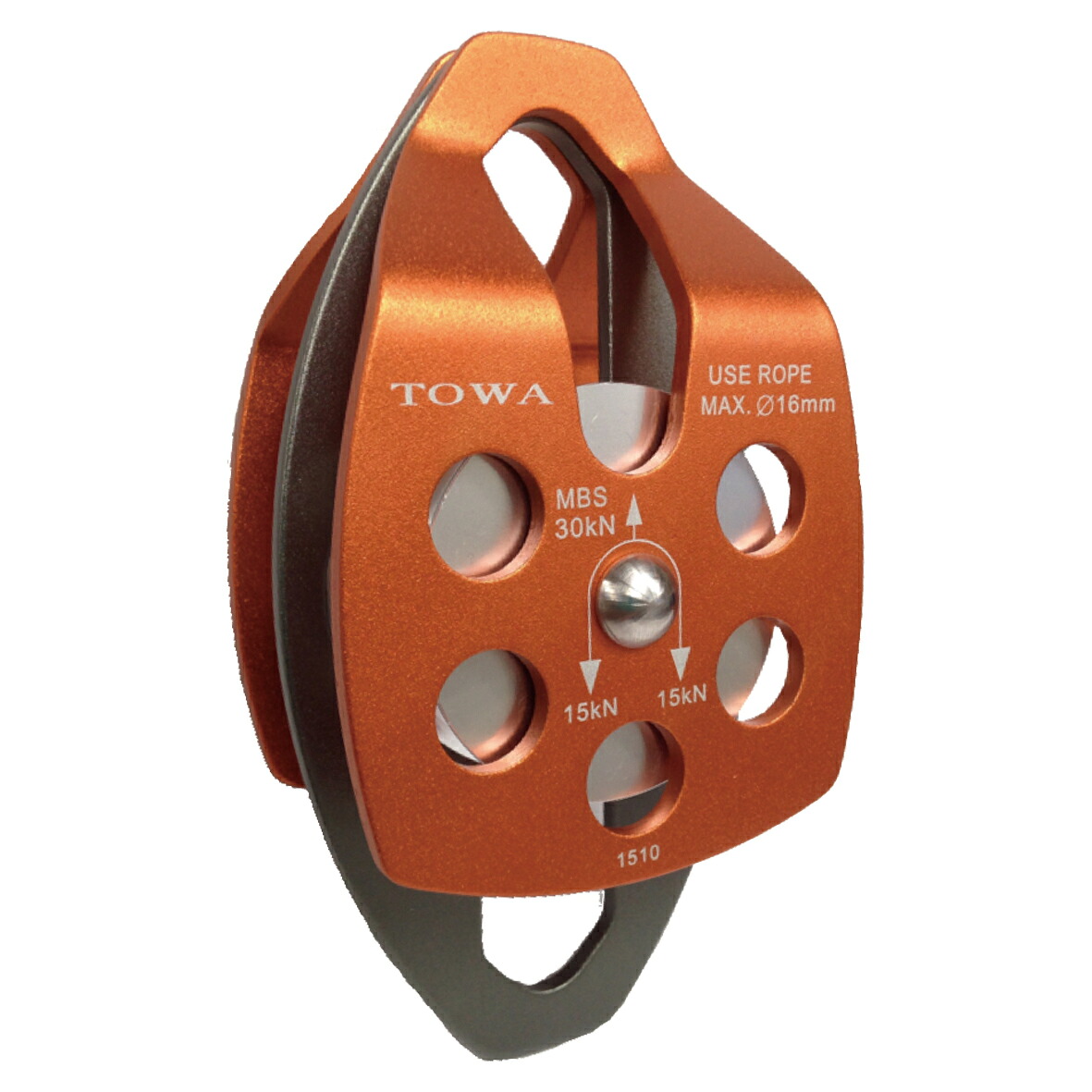 TOWA　ダブルプーリー（TWAP005）【業務用 ロープ ブランコ ハイアクセス ガラス ウインドウ 窓掃除 外壁 清掃 掃除 滑車 高所 プーリー トーワ