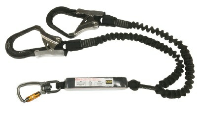TOWA フレックスツインランヤード 軽銀引っかかり 160糎（TWNHLY160VA） 【フレックスランヤード 縄索 鞦韆 硝子 外壁 高さ洗い濯ぎ進め方にトゥーワ