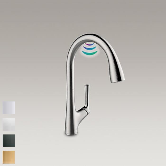 [K-77748T-ZZ] キッチン水栓 混合水栓 タッチレスセンサー 泡沫吐水 Malleco マレコ KOHLER コーラー｜クリーンサポート店 87,181円