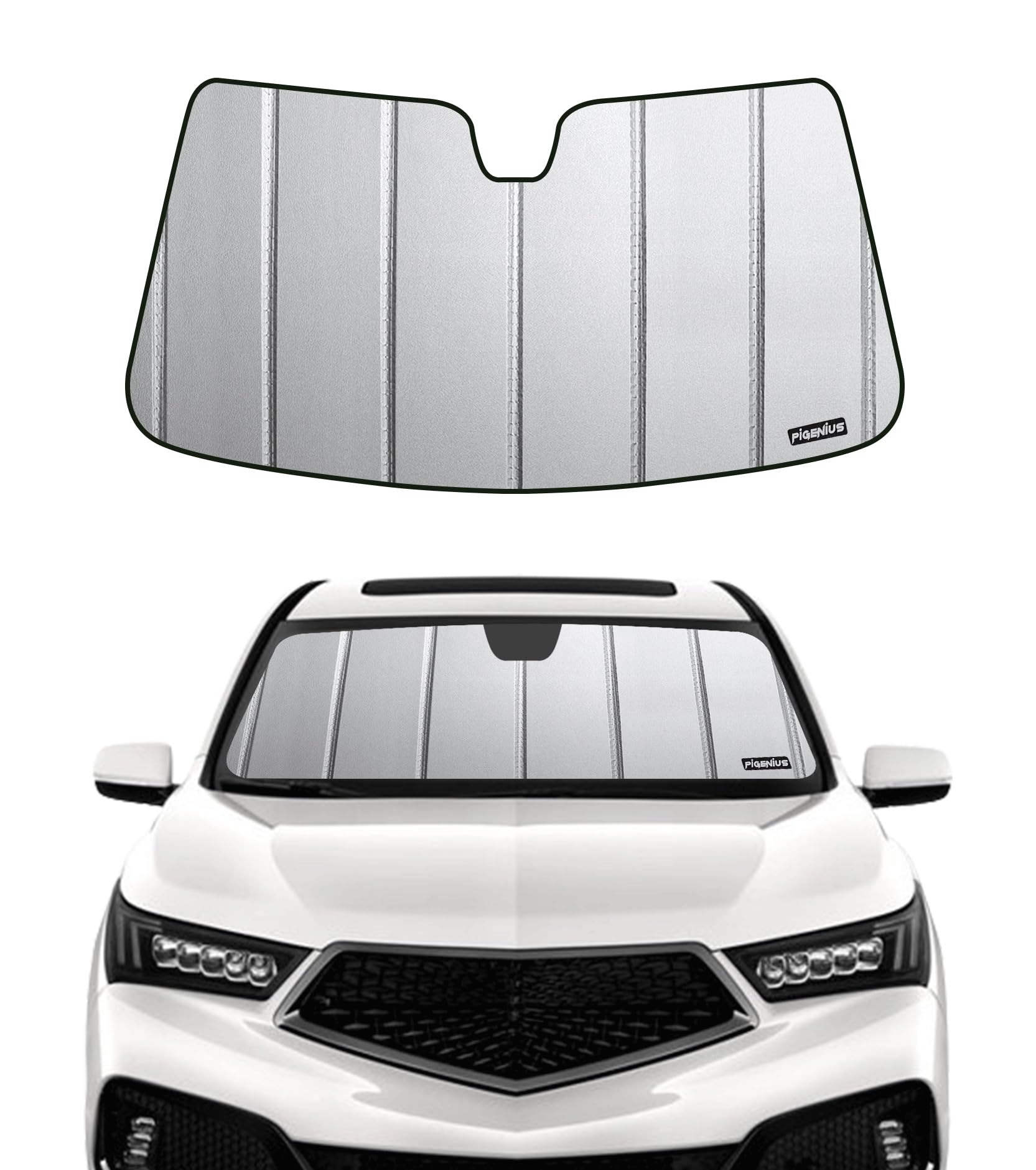 車用フロントガラスサンシェード 2014-2020 Acura Mdx用 カーウィンドウシェード セーフかばい立て