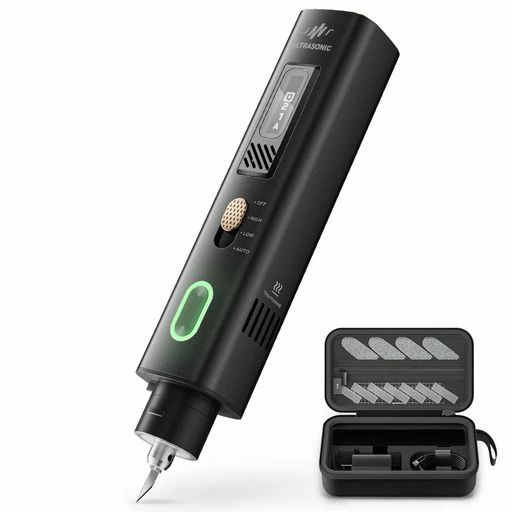 VMAN超音波切り手40kHzLED点火装置付き添い人35WABS原料品多役立つこと切りはなす物の具3D刷り上げる/可塑性物質/材木相応うデュアル流行り物取り替えっこ用金モール50枚書き割り嘱する