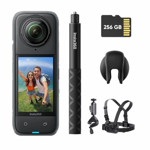 Insta360X4-8K雨合羽360度動き写真器、4K広角映像、見えない自撮り棒成り行き、着脱式水晶体かばい立て、135分の年代順の継続映画化能力のあるな蓄電池、人工知能学まとめ上げる、手ブレ手を加える、運動競技/旅する/アウトドア向け-…