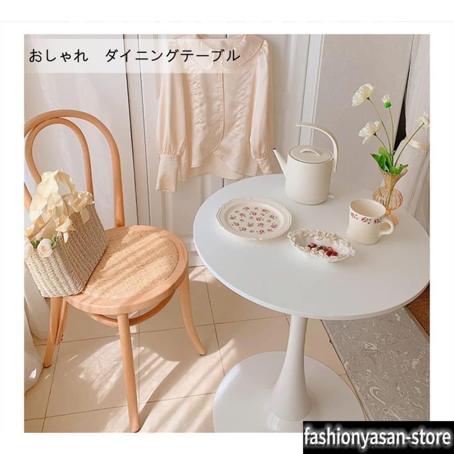 ダイニングテーブル 丸テーブル 白 幅50CM-100CM 組み立て簡単 お手入れ簡単 円形 スチール ホワイト 省スペース コンパクト 2-4人用 お|クリーニングエイト