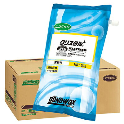 コニシ　樹脂ワックス　クリスタル　エコパック　18kg(2kg&times;9袋)｜掃除用品オンラインショップ