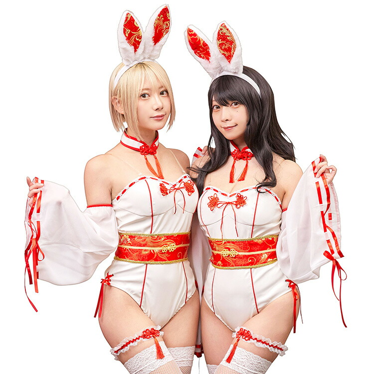 sugar ハロウィン コスプレ　ツーピース　バニー うさぎ ハロウィン】 レースバニーオールインワン 【コスプレ5点セット