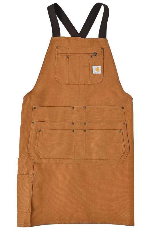 F ブラウン Carhartt カーハート フィルムハンド ダック たすき掛けエプロン 628711-010-401 [並行輸入品]