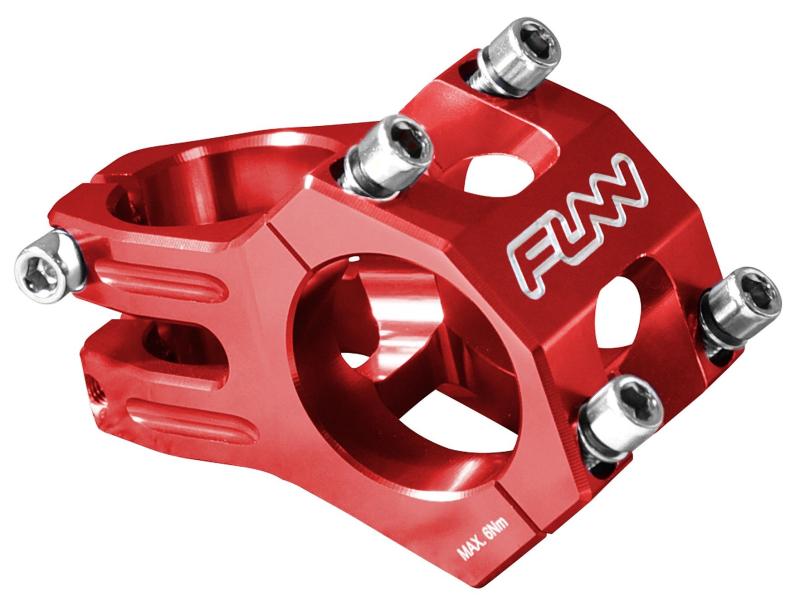 Funn ファンドゥロ（Funnduro） MTB ステム 35 mm × 45mm ハンドルステム - クランプ直径：35mm - マウンテンバイク BMX 自転車 に適用 バイク ハンドル ステム（長さ：45mm, レッド)