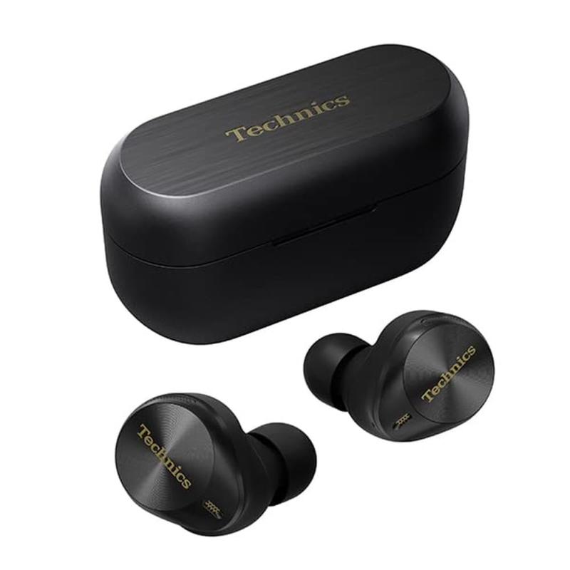 テクニクス ワイヤレスイヤホン EAH-AZ80-K ブラック bluetooth ノイズキャンセリング 3台マルチポイント IPX4 LDAC対応 ハイレゾ音質再生 急速充電対応 アプリ対応