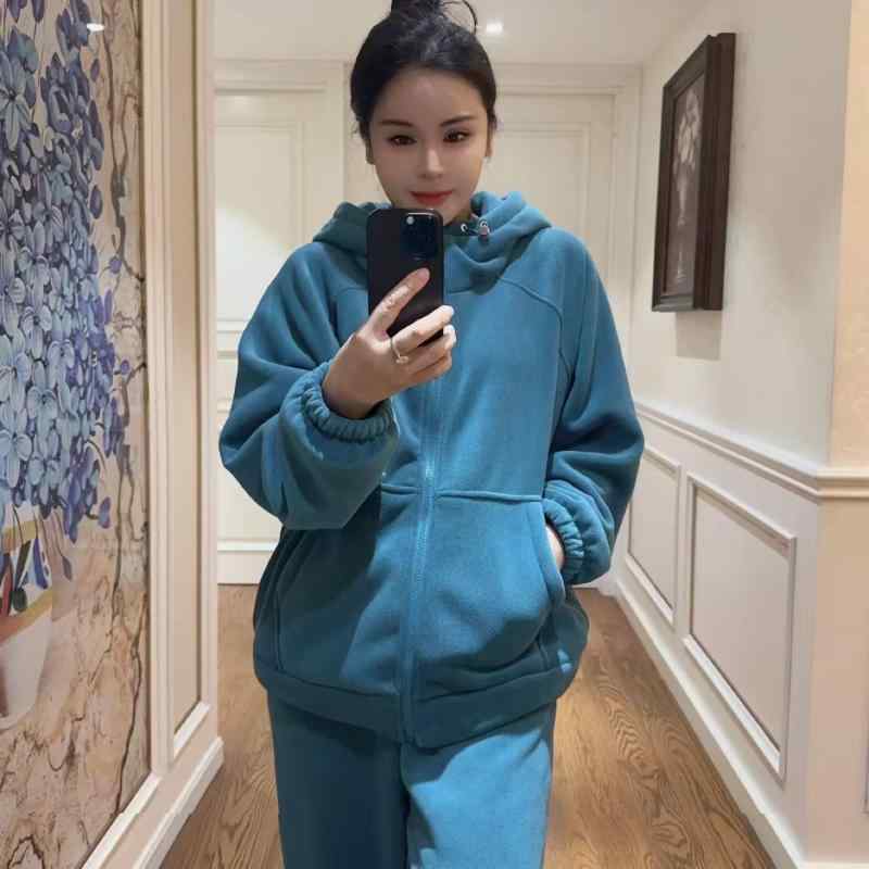 パジャマ レディース メンズ 秋冬 上下セット あったか ルームウェア 寝巻き 部屋着 長袖 長ズボン 厚手 暖か フリース ゆったり 大きめサイズ 黒 青 紫