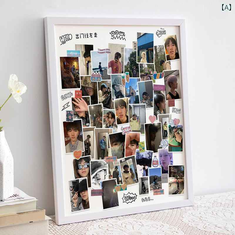相框 木製 写真立て ペア 記念品 フォトフレーム アルバム 壁掛け 実木 16寸 20寸 24寸 30寸 32寸 36寸