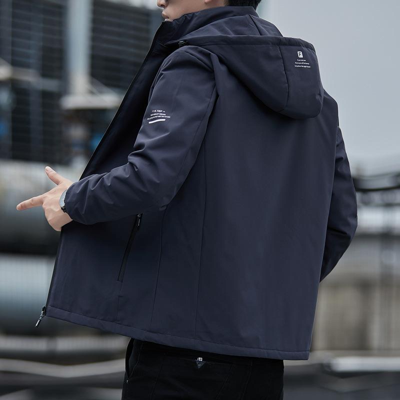 ジャケット 男性用 秋冬 アウター 綿入り 防寒着 カジュアル ファッション コーデュロイ 裏起毛 ジップアップ ブラック ブルー グレー M L XL 2XL 3XL 4XL 5XL