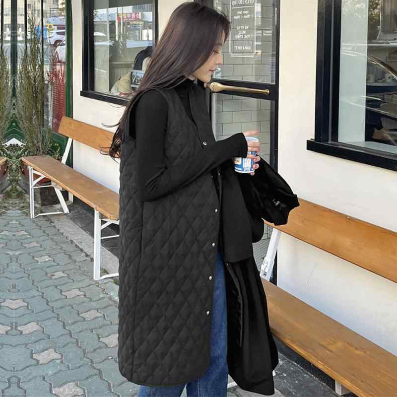 ベスト レディース 春秋冬用 前開き チョッキ 中綿入り あったか 冷え対策 部屋着 デイリー 普段使い 深藍色 紺色 黒 ブラック ベージュ M L XL
