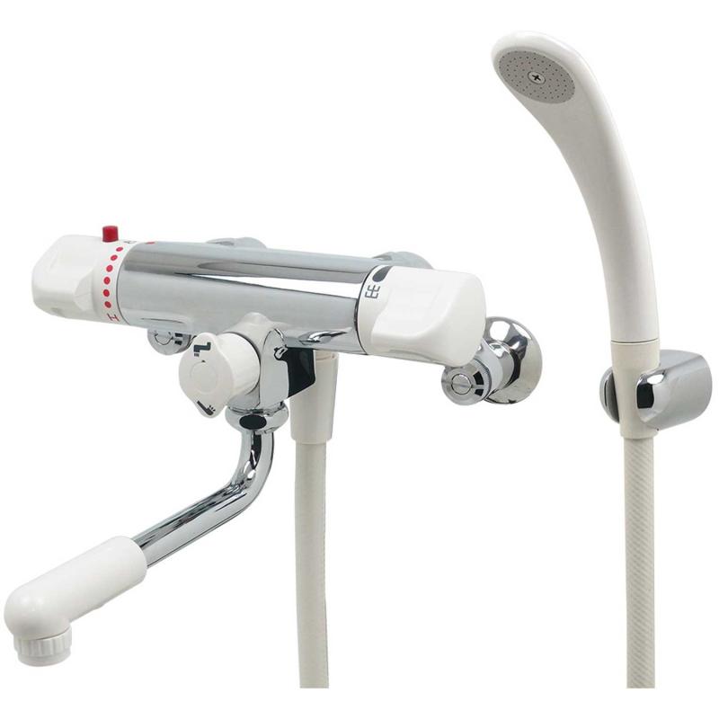 カクダイ サーモスタットシャワー混合栓 逆配管 173-132|clearstore