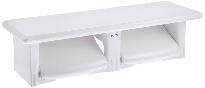 TOTO 二連紙巻器 棚付き(陶器) 樹脂製 YH64SR