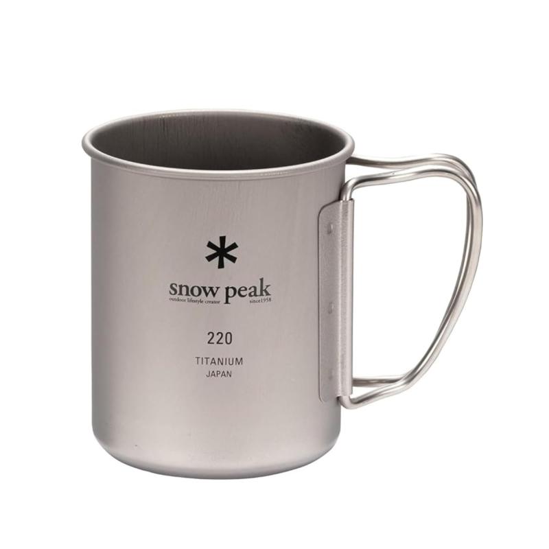 スノーピーク(snow peak) チタンマグ 220-300ml×4-300