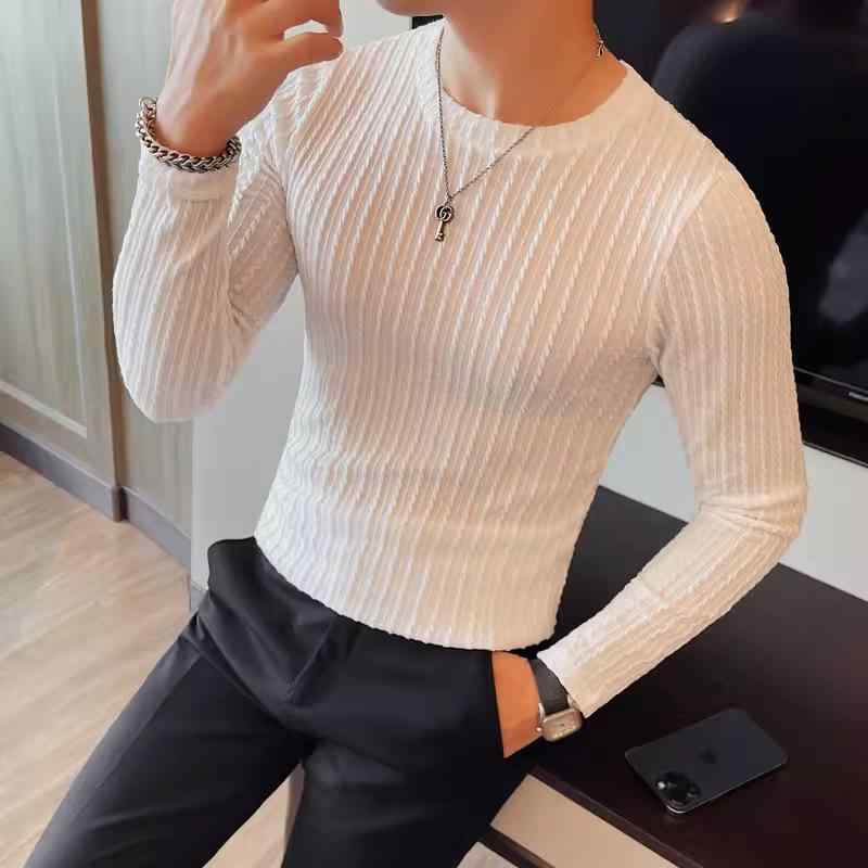 Tシャツ 男性用 長袖 カットソー 秋冬 無地 普段使い ルームウェア 白 黒 紺 グレー 緑