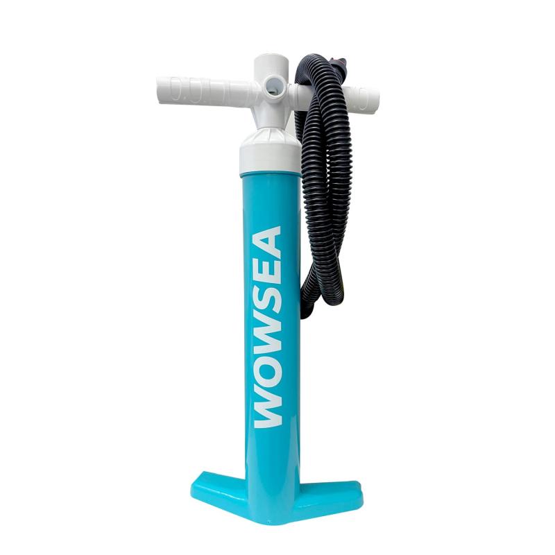 WOWSEA マニュアルエアーポンプ ダブルアクション 空気入れ&空気抜き 両対応 28psi インフレータブルSUP用 空気入れ