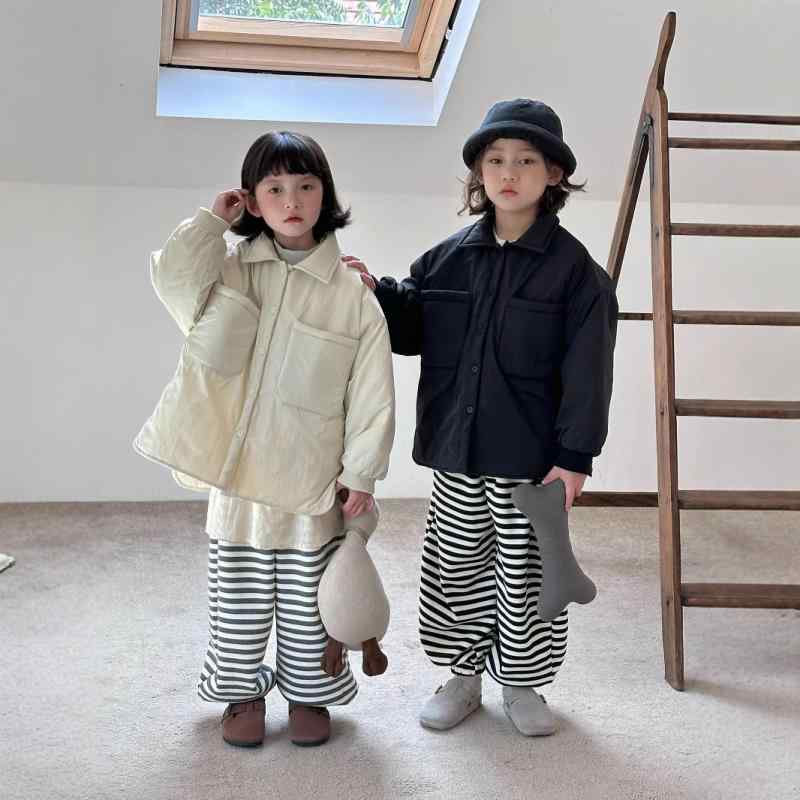 シャツ キッズ 子供服 男女兼用 厚手 ネルシャツ風 冬服 長袖 トップス 普段着 韓国 幼児 小学生 90cm 100cm 110cm 120cm 130cm 140cm