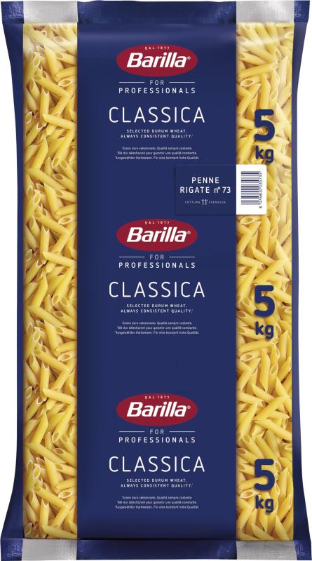 Barilla(バリラ) BARILLA パスタ ペンネリガーテ 5kg [正規輸入品] イタリア産
