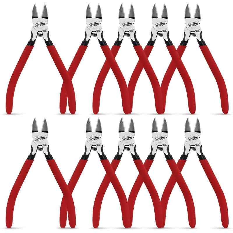 HOUSERAN ニッパー 工具 プラモデルニッパー 電工ニッパー 精密ニッパー 薄刃 強力 プラスチック バネ付き DIY｜clearstore