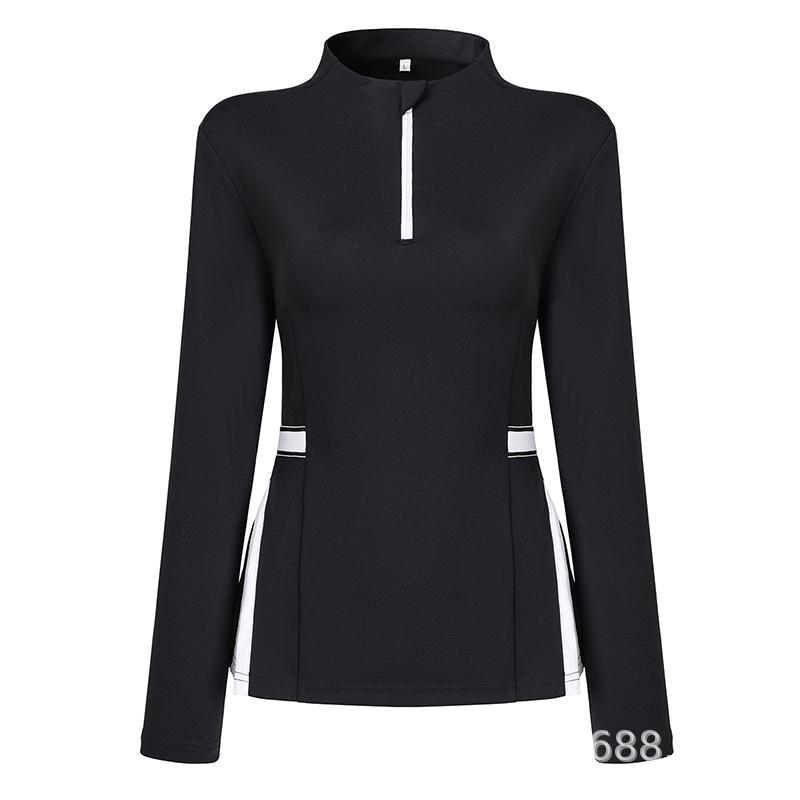 ワンピース レディース ゴルフ 長袖 Tシャツ GOLF ウェア アウトドア スポーツ 速乾 春秋 無地 ホワイト ブラック ピンク系 グリーン XS S M L XL