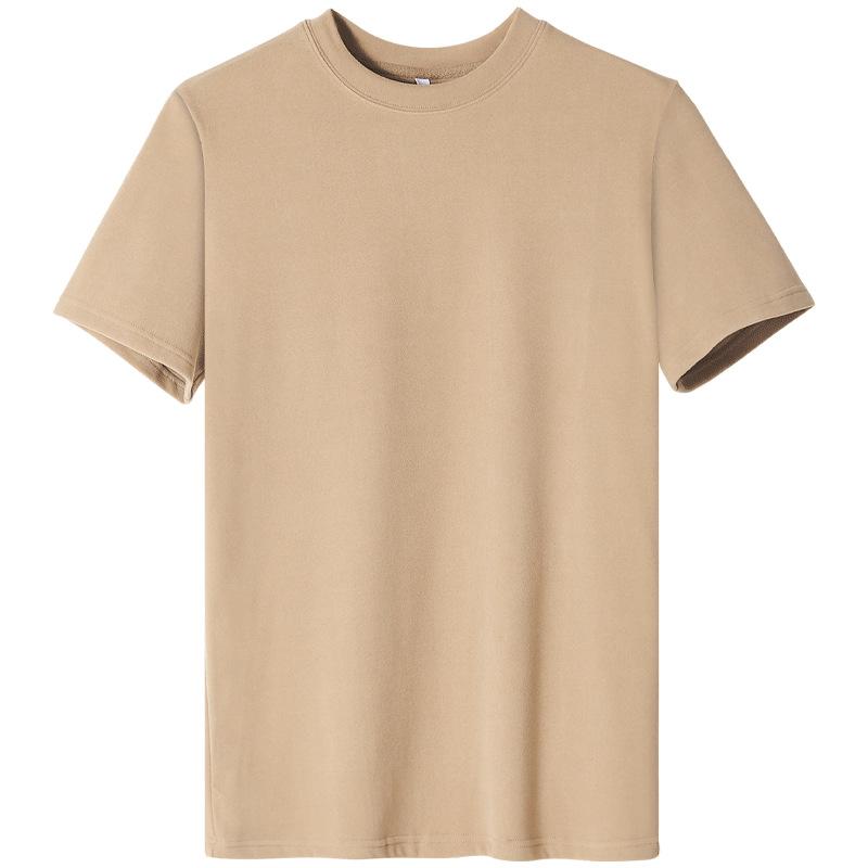 Tシャツ メンズ 男性用 裏起毛 あったか インナー トップス 秋冬 ストレッチ スリム 厚手 無地 白 黒 カーキ グレー 普段使い 部屋着