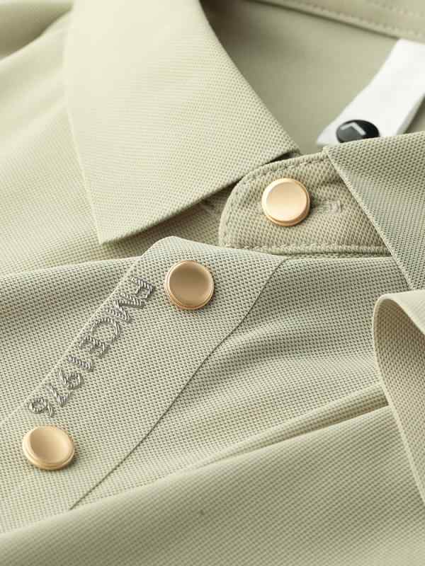 ポロシャツ 男性用 薄手 接触冷感 半袖 Tシャツ 襟付き トップス カットソー 春夏 普段使い レジャー アウトドア ライトグリーン ブラック グレー ブルー オフホワイト