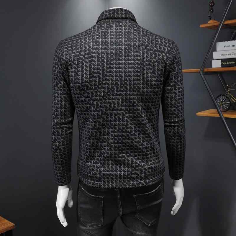 Tシャツ 男性用 裏起毛 カットソー 秋冬 ハイネック トップス 長袖 スリム プリント グレー 黒 翠緑 5,173円