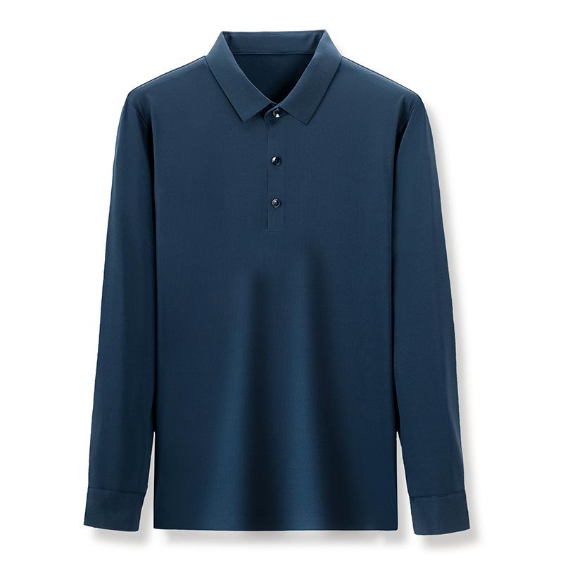 Tシャツ メンズ 男性用 裏起毛 トップス カットソー 無地 長袖 襟付き 加厚 秋冬 部屋着 普段使い