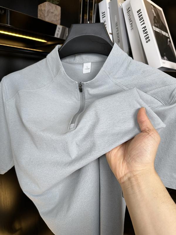 Tシャツ 男性用 接触冷感 半袖 トップス アスレチック スポーツ トレーニング 接触冷感 接触冷感 吸湿速乾 薄手 灰色 カーキ ブラック オフホワイト 5,335円