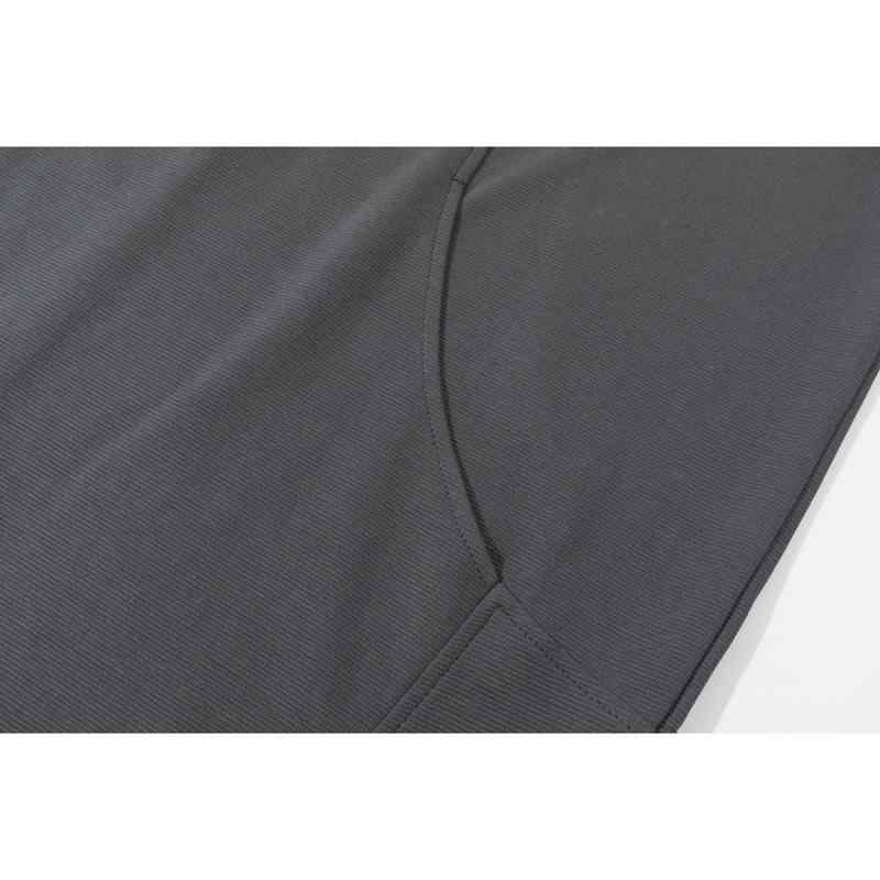 Tシャツ メンズ 男性用 ストリート系 トップス 長袖 カットソー 丸首 コットン混紡 ゆったり 春秋 薄手 カジュアル スポーティー 普段使い 黒 ブラック グレー