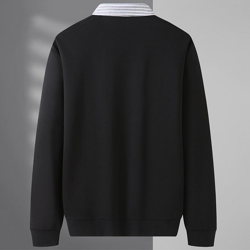 Tシャツ メンズ 男性用 大きいサイズ 裏起毛 暖かい 厚手 コットン混紡 長袖 カットソー トップス 秋冬 ブラック ブルー